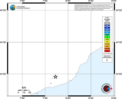 Mappa EMS - territori località