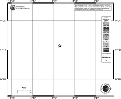 Mappa EMS - territori località