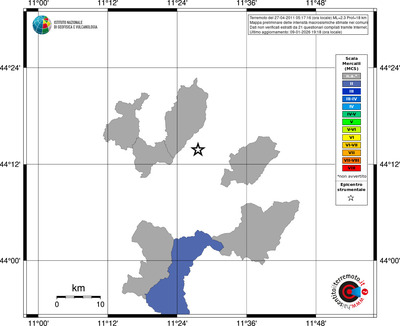Mappa MCS - territori comuni