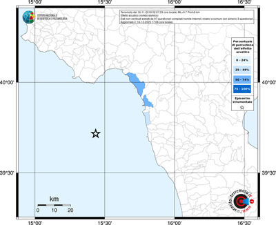Mappa territorio comunale con almeno 3 questionari