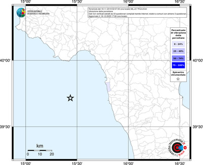 Mappa territorio comunale con almeno 3 questionari