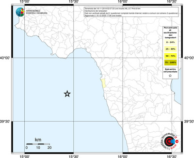 Mappa territorio comunale con almeno 3 questionari