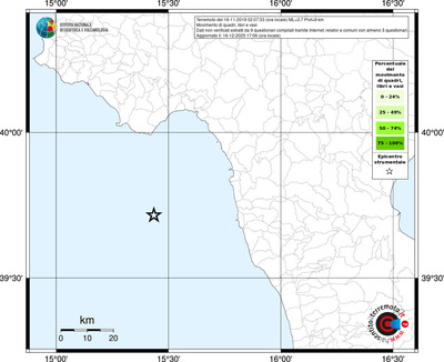 Mappa territorio comunale con almeno 3 questionari