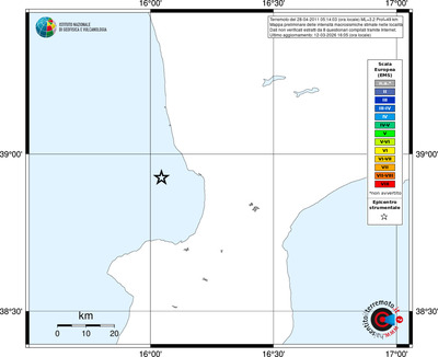 Mappa EMS - territori località