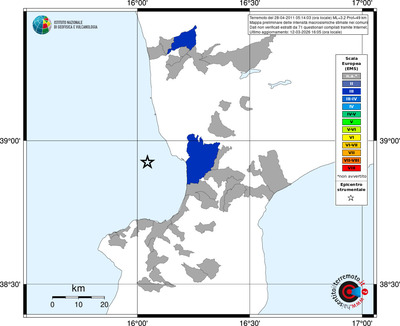Mappa EMS - territori comuni