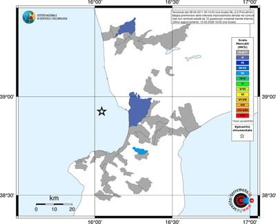 Mappa MCS - territori comuni