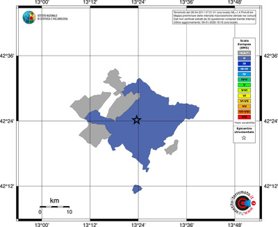 Mappa EMS - territori comuni