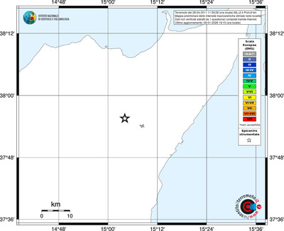 Mappa EMS - territori località
