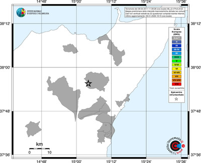 Mappa EMS - territori comuni