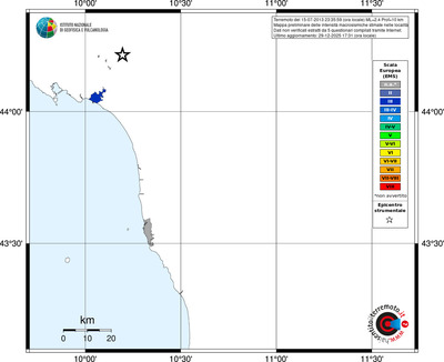 Mappa EMS - territori località