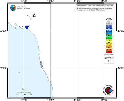 Mappa MCS - territori località