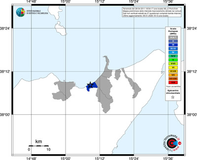 Mappa EMS - territori comuni