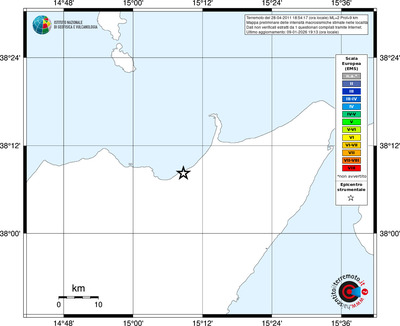 Mappa EMS - territori località