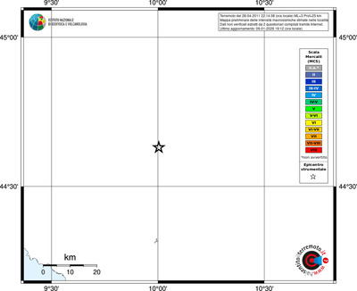 Mappa MCS - territori località