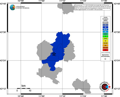 Mappa EMS - territori comuni
