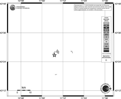 Mappa MCS - territori località