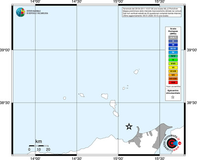 Mappa EMS - territori comuni