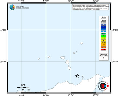 Mappa EMS - territori località