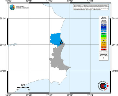Mappa MCS - territori comuni