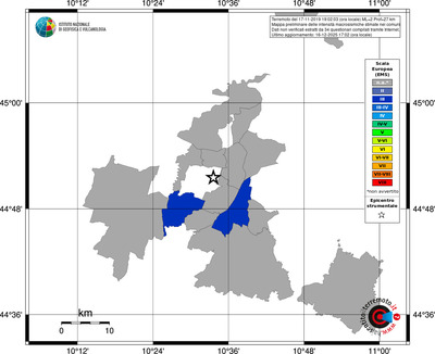 Mappa EMS - territori comuni