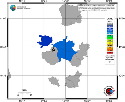 Mappa MCS - territori comuni