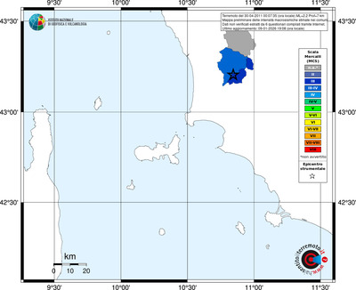 Mappa MCS - territori comuni