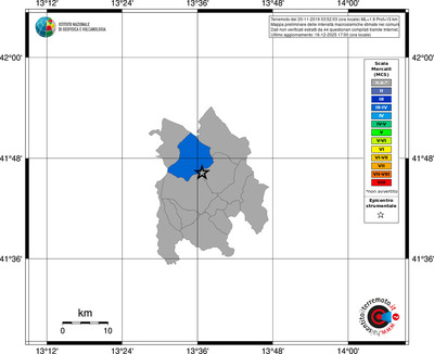 Mappa MCS - territori comuni