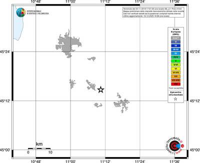 Mappa EMS - territori località