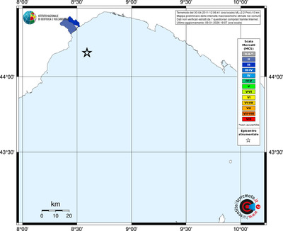 Mappa MCS - territori comuni