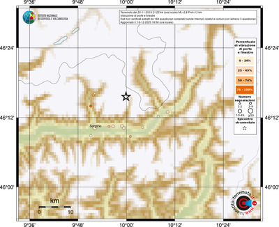 Mappa comuni con almeno 3 questionari