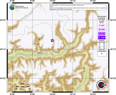 Mappa comuni con almeno 3 questionari