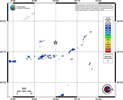 Mappa EMS - territori località