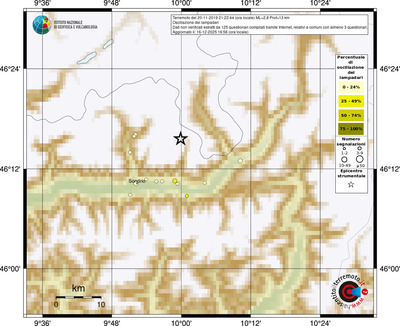 Mappa comuni con almeno 3 questionari