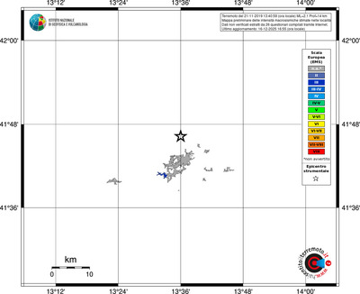 Mappa EMS - territori località