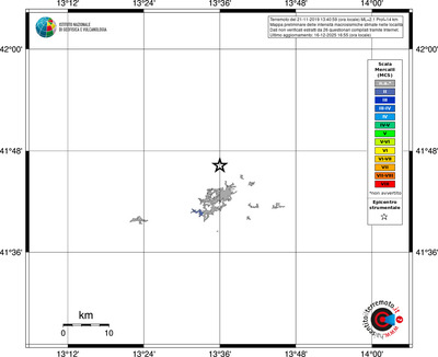 Mappa MCS - territori località
