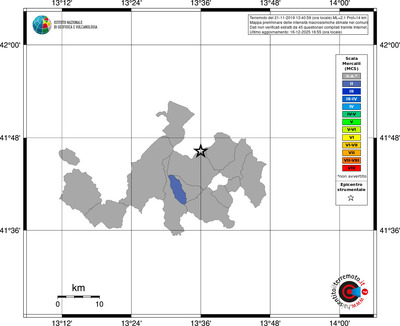 Mappa MCS - territori comuni