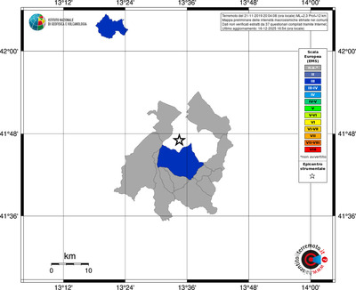 Mappa EMS - territori comuni