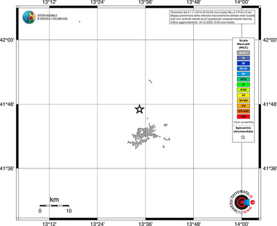 Mappa MCS - territori località