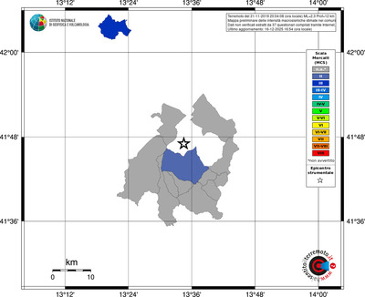 Mappa MCS - territori comuni