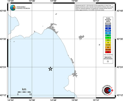Mappa EMS - territori località