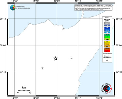 Mappa EMS - territori località