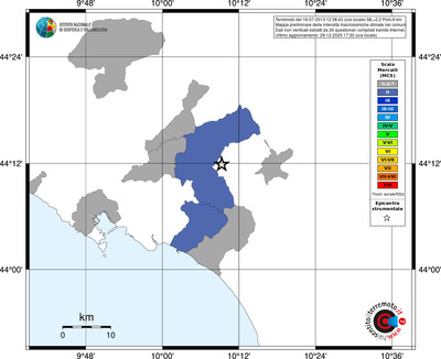 Mappa MCS - territori comuni