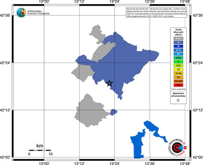Mappa MCS - territori comuni