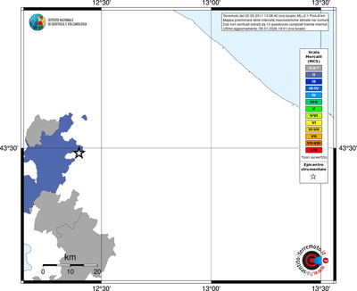 Mappa MCS - territori comuni