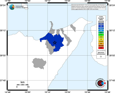 Mappa EMS - territori comuni