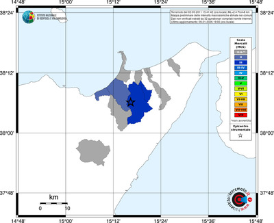 Mappa MCS - territori comuni