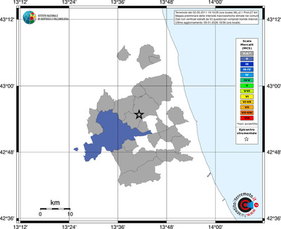 Mappa MCS - territori comuni
