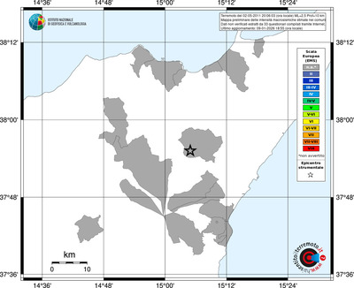 Mappa EMS - territori comuni