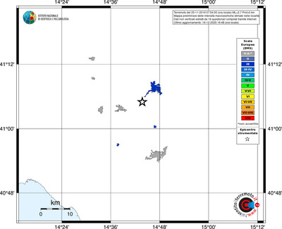 Mappa EMS - territori località