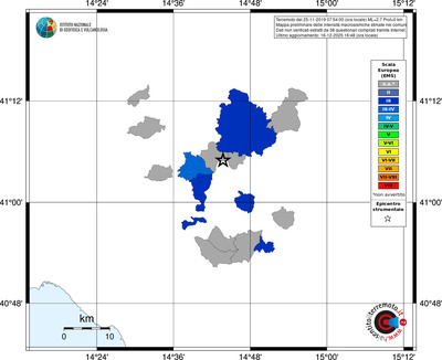 Mappa EMS - territori comuni